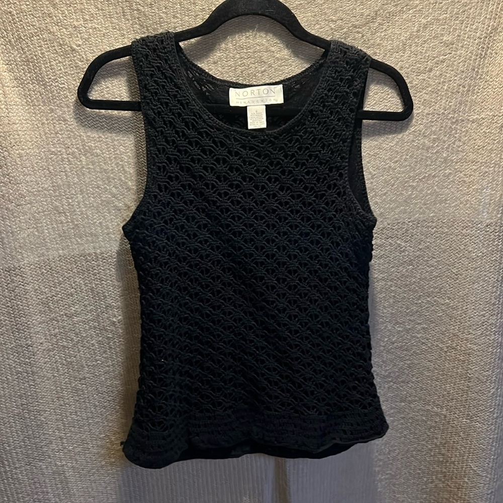 Black Knitted Top